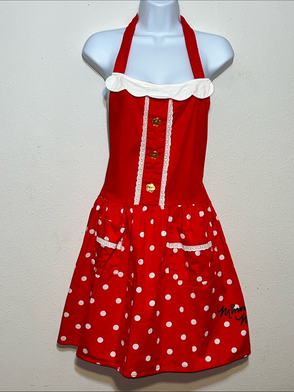 Disney Minnie Mouse Polka Dot Apron